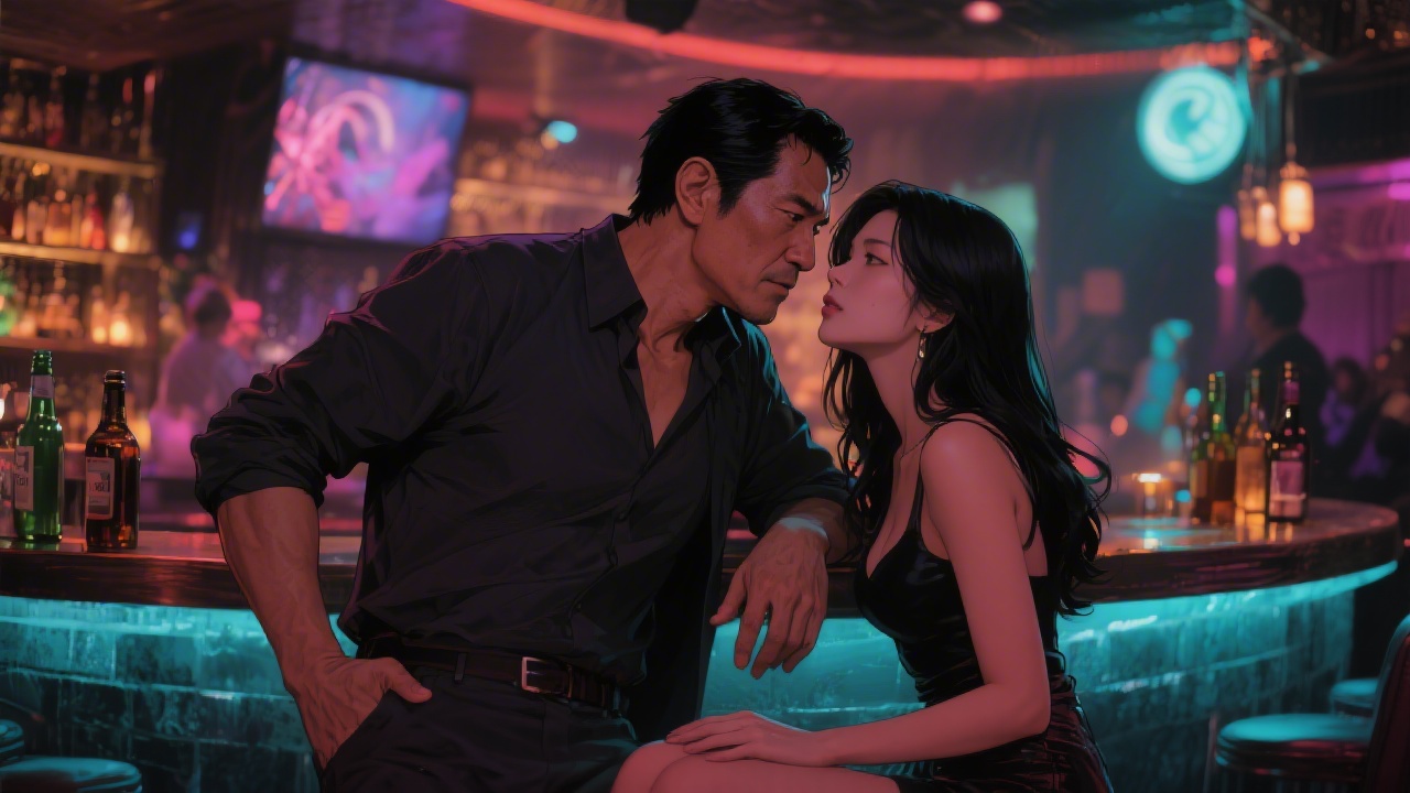 Midnight Whispers in the Rain-Kissed Alley