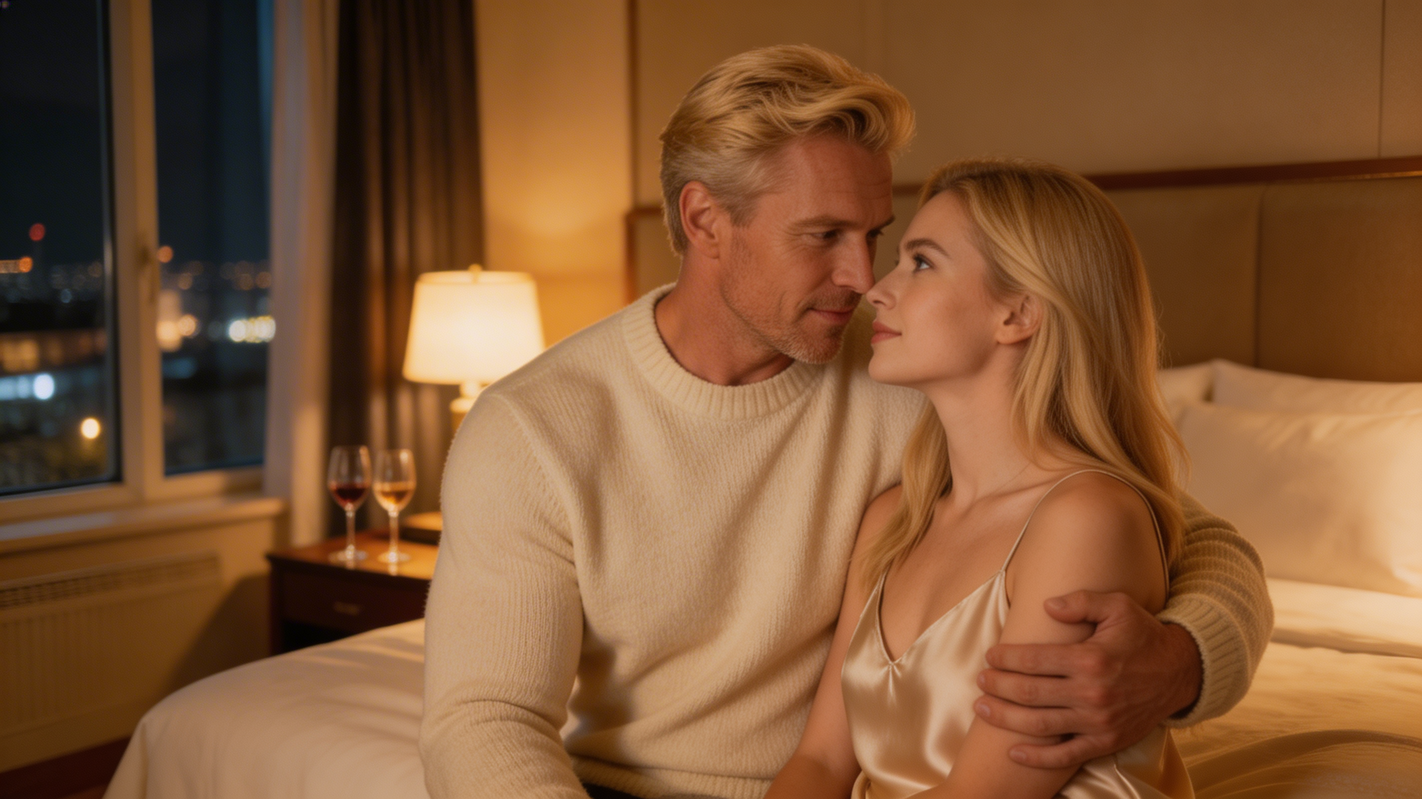 Sunset Shackles in the Sapphire Suite