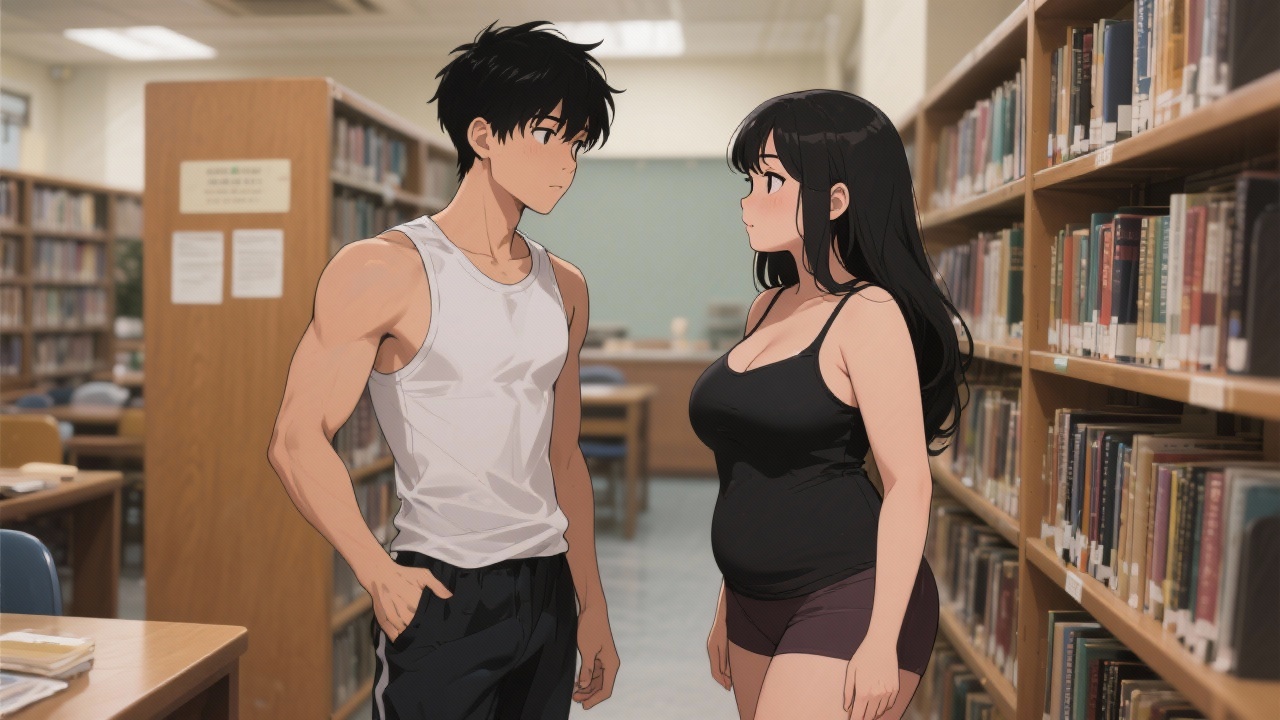 Sultry Seduction in the Stacks