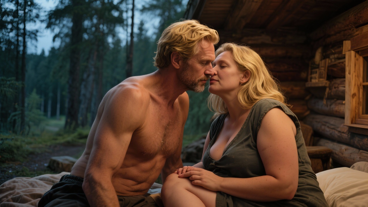 Moonlit Serenade on the Forest Lake