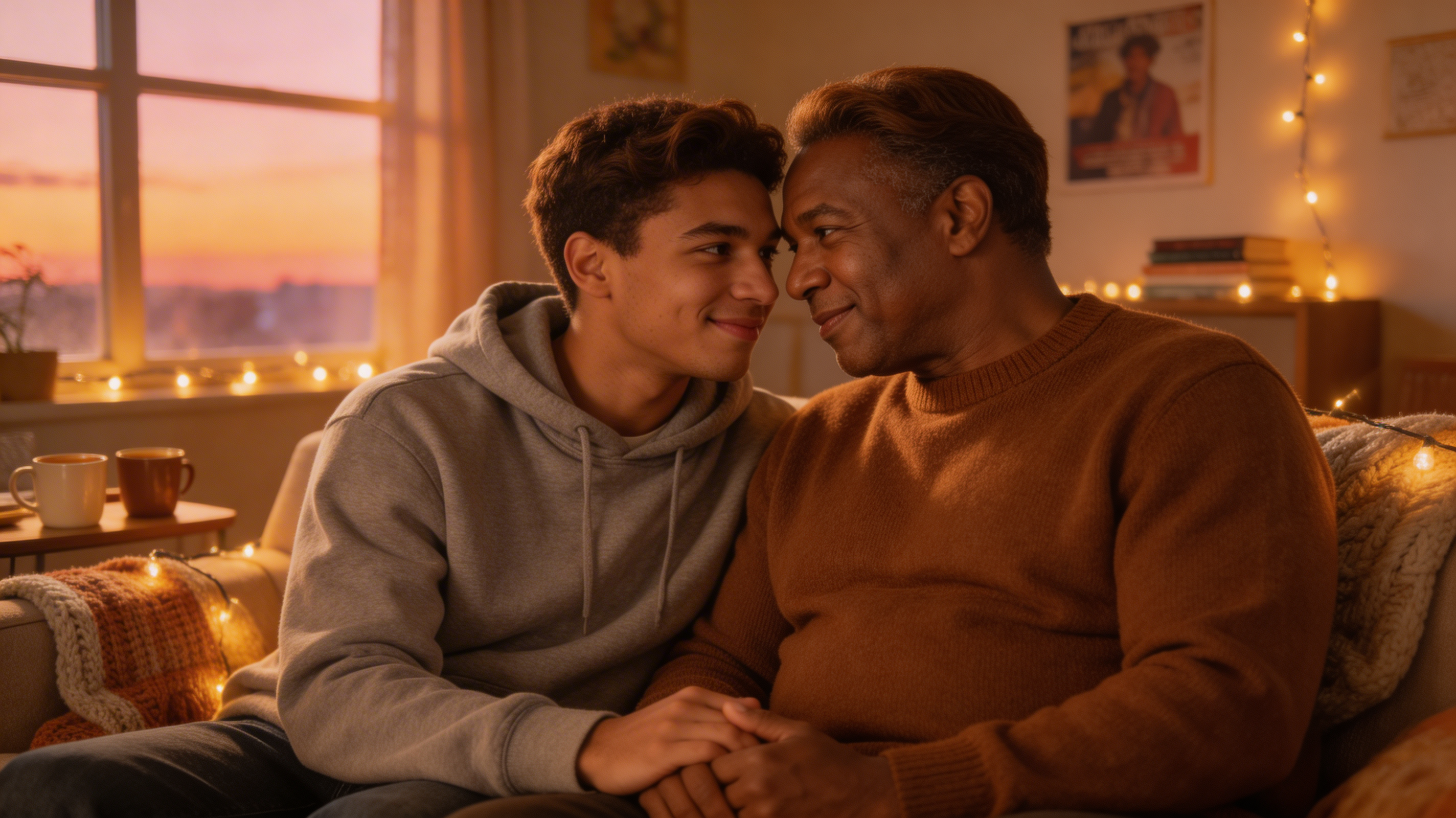 Whispers of Russet Leaves on Curved Surrender